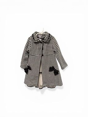 Blueberi Boulevard Black & White Houndstooth Party Dress